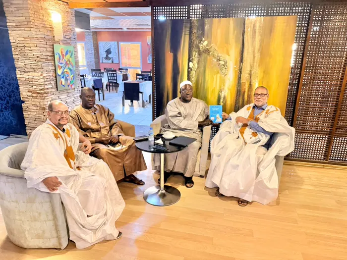 جانبٌ من جلسة العمل بفندق مونوتل دار البركة — نواكشوط، ١٦ أغسطس ٢٠٢٦.